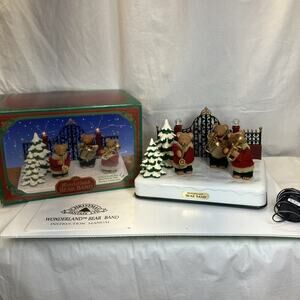 VINTAGE 1997 WONDERLAND BEAR BAND ANIMATED PLAYS 12 TUNES